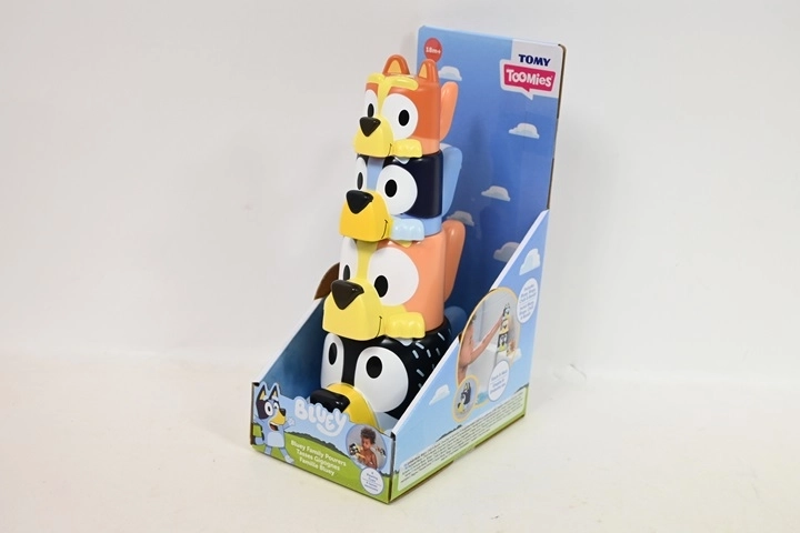 Tomy Bluey familietoren voor in bad (4 stuks)