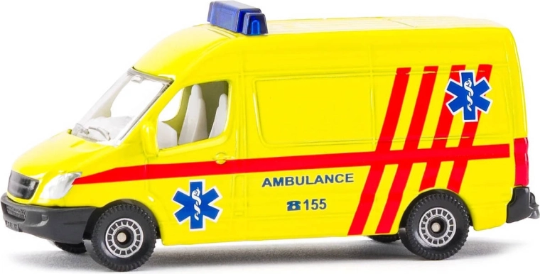 SIKU ambulancebus geel (CZ-versie) - 1 stuk