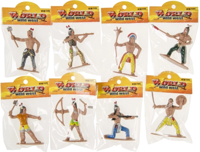 Indiaanse figuurtjes – set in zakje (36 stuks)