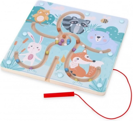 Magnetisch doolhof – bos