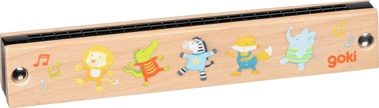 Kinderharmonica met dierenmotief - 1 stuk