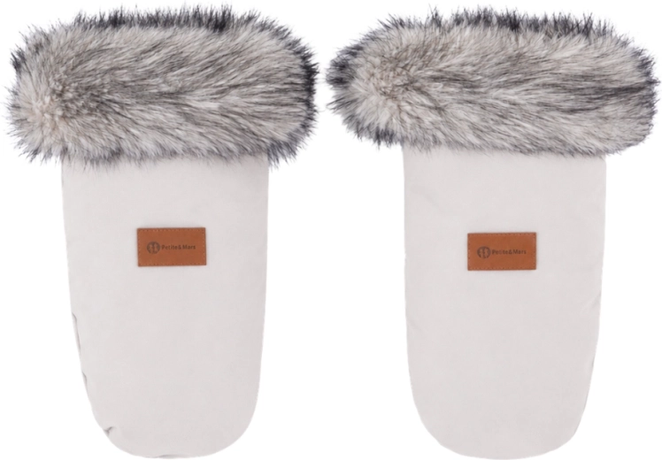 Petite&Mars handwarmer voor kinderwagen Fjora Champagne Shower