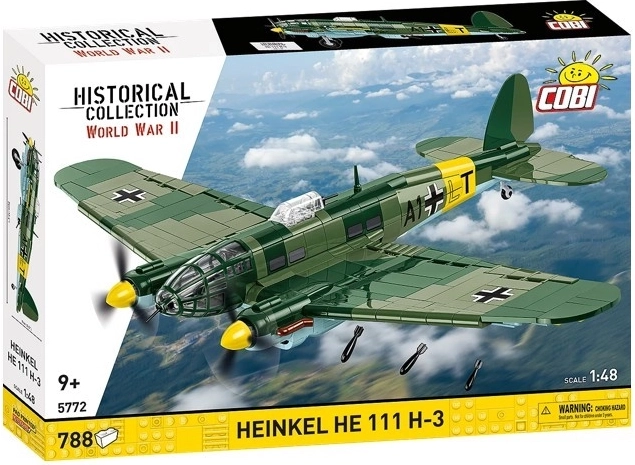 COBI Heinkel He 111 H-3 vliegtuigbouwset (1:48, 788 onderdelen)