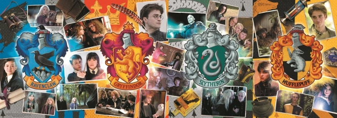 Puzzel 1000 stukjes vier Hogwarts-afdelingen HARRY POTTER
