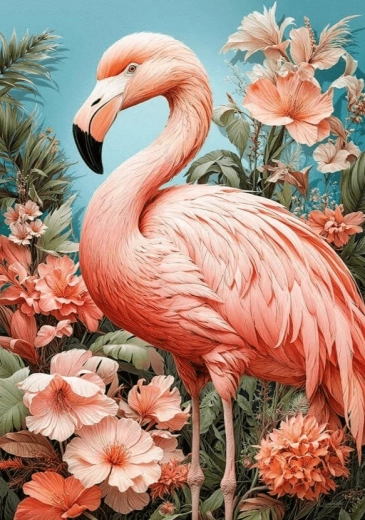 Cherry Pazzi puzzel Flamingo 1000 stukjes