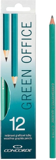 Grafietpotloden CONCORDE Green Office HB, 12 stuks