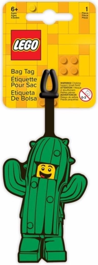 LEGO naamlabel voor bagage – cactus