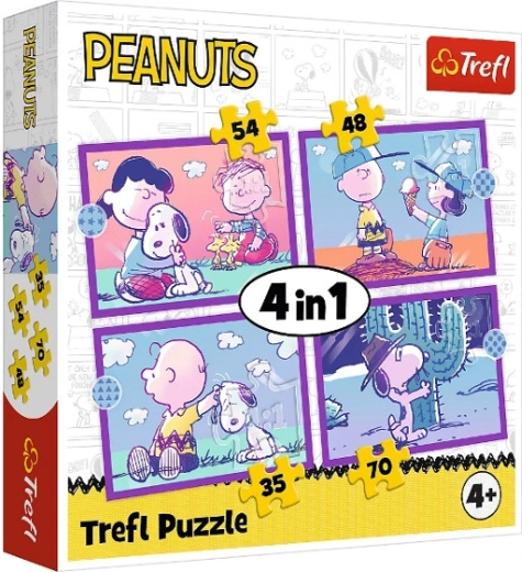 Trefl puzzel Peanuts met Snoopy 4-in-1