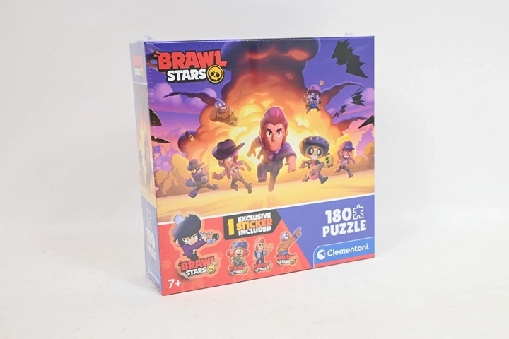 Clementoni Brawl Stars puzzel 180 stukjes in een vierkante doos