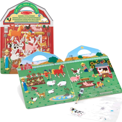 Boerderij – herbruikbare stickers en speelplan MELISSA & DOUG