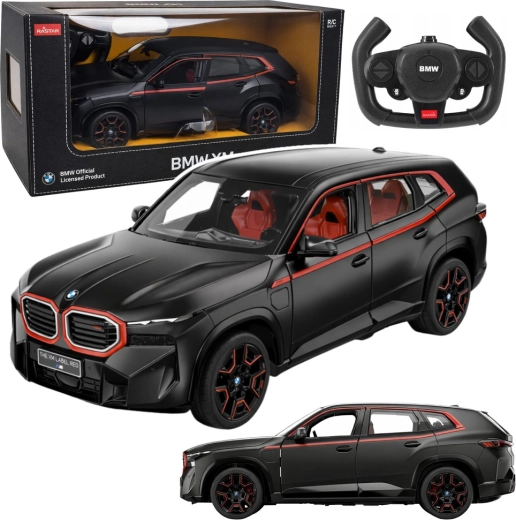 RC auto BMW XM 1:14 zwart RASTAR