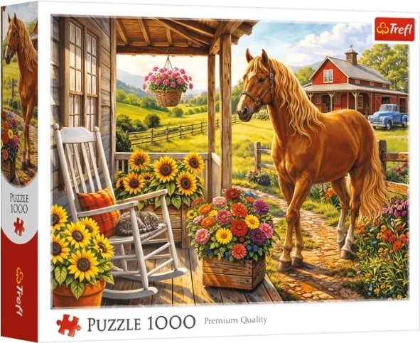 Puzzel „Paard op de boerderij” 1000 stukjes