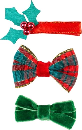 Souza! haarspeldjes Aurora met kerstmotieven - 3 stuks
