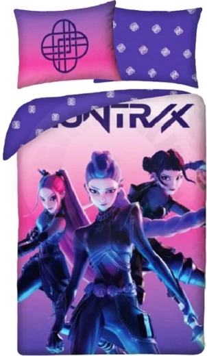 Katoenen beddengoed K-Pop Demon Hunters Huntrix 140 × 200 cm