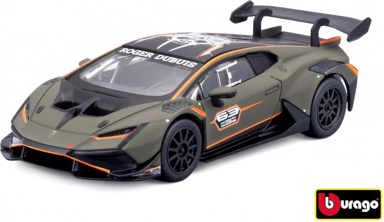 Metalen model BBURAGO 1:43 LAMBORGHINI Huracán Super Trofeo EVO2 in een decoratieve doos