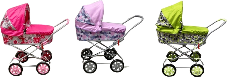 Diepe kinderwagen voor poppen
