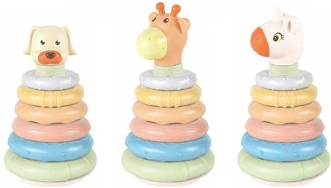 Opvouwbare sensorische piramide voor baby’s