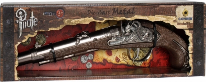 Metalen piratenpistool GONHER – kinderspeelgoed