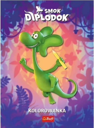Smok Diplodok: kleurboek