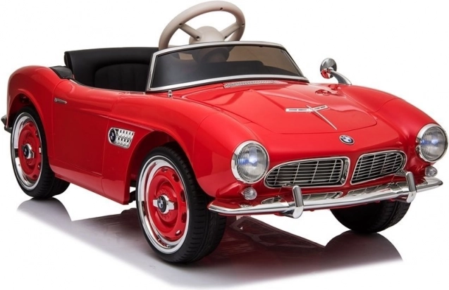 Accu auto BMW Retro rood