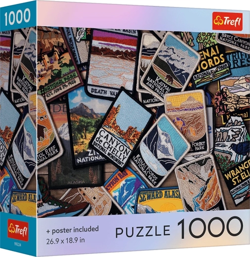 Trefl puzzel Amerikaanse souvenirs 1000 stukjes