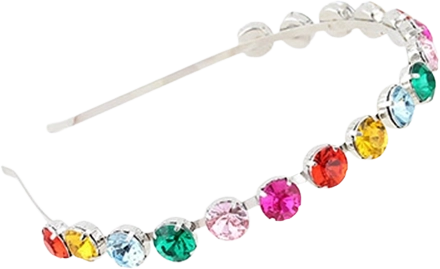 Roze haarband met edelstenen voor meisjes