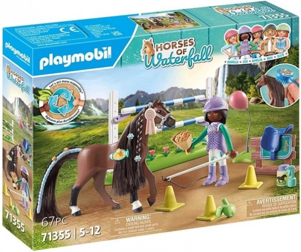 Playmobil Horses Waterfall: Zoe en Blaze met hindernissen 71355