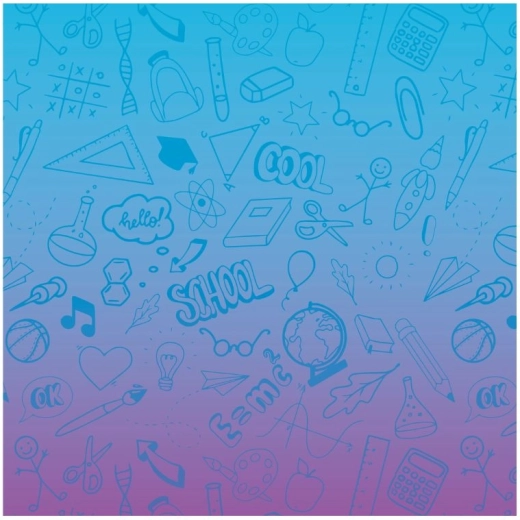 Tafelkleed voor beeldende vorming 65 × 50 cm BTS Ombre Girl