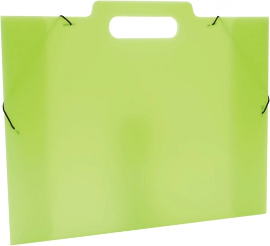 Drievoudige map voor A3‑tekeningen Opaline Frosty groen