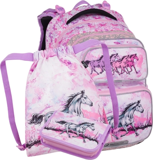 Bagmaster Dopi 24 en kleine schoolset voor eersteklassers – paarden