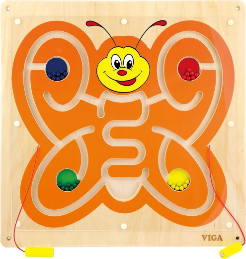 Babu houten kralenlabyrint