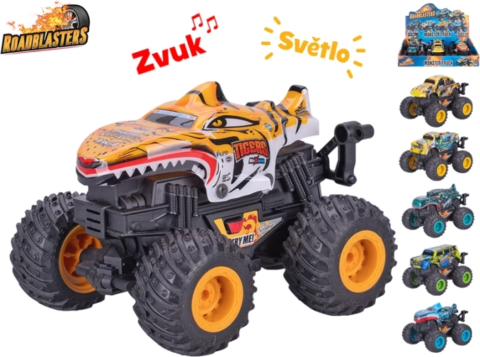 Roadblasters monstertruck 12 cm met licht en geluid