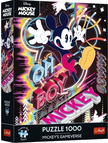 Puzzel Premium Plus Disney Mickey Mouse – Virtuele wereld 1000 stukjes - 1 stuk