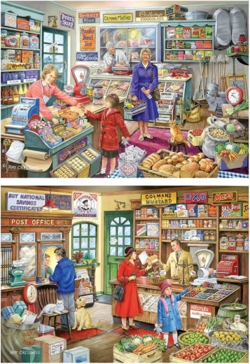 Puzzel In de winkel 2 × 500 stukjes