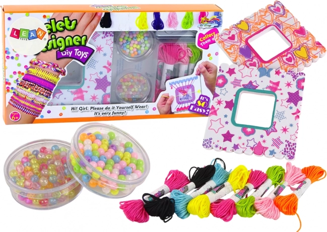 DIY-sieradenset – armbanden van moulinegaren