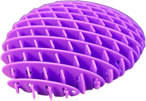 Antistress fidget-speeltje paars, elastisch en sensorisch 10 cm