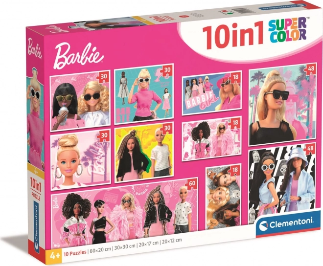 Puzzel CLEMENTONI BARBIE 10-in-1