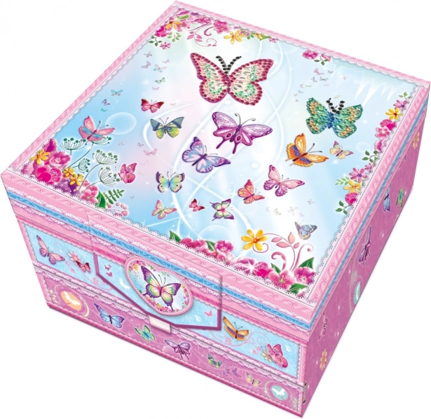 geheime tweelaagse briefpapier set met sierpen