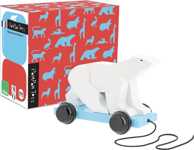 Vilac trekfiguur ijsbeer Pompon