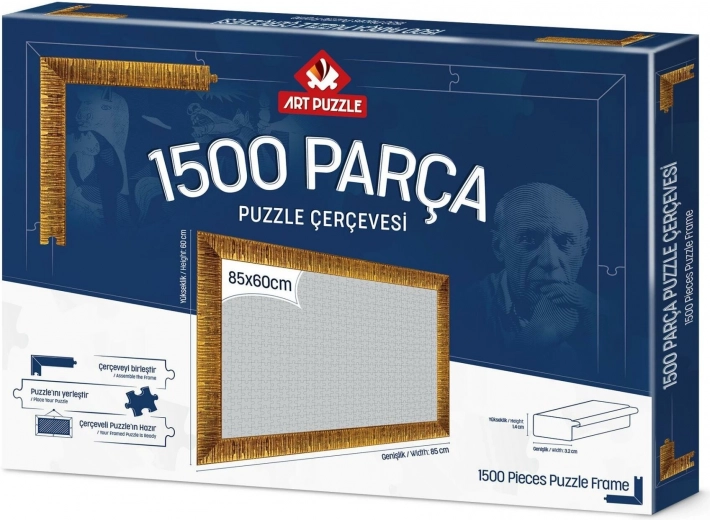 Puzzelrand 85x60 cm goud voor ART PUZZLE en andere