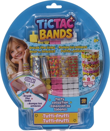 TICTAC BANDS set om armbanden te maken tutti frutti - 8 stuks
