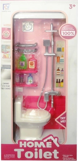 Badkamermeubels met accessoires voor poppen