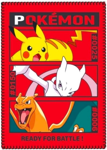 Fleece deken Pokémon