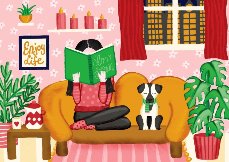 Kalmerende Puzzel 1000 Stukjes