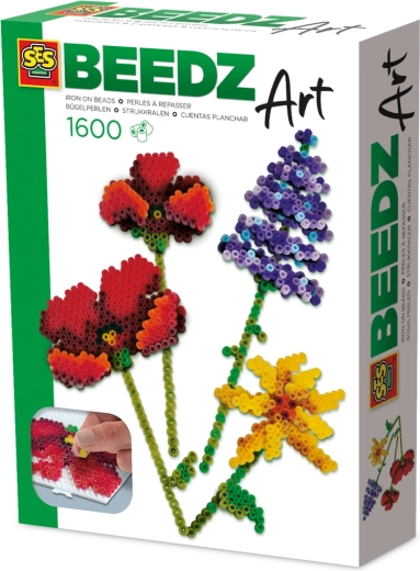 Strijkkralen SES Beedz Art – weidebloemen, 1600 stuks