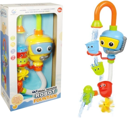 Bad speeltje voor kleine kinderen met watercarrousel