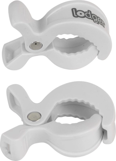 Lodger clips voor inbakerdoek Swaddle Clip wit (2 stuks)