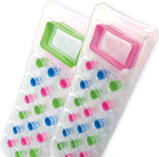 Opblaasbaar strandluchtbed met kijkvenster 188 × 71 cm INTEX roze