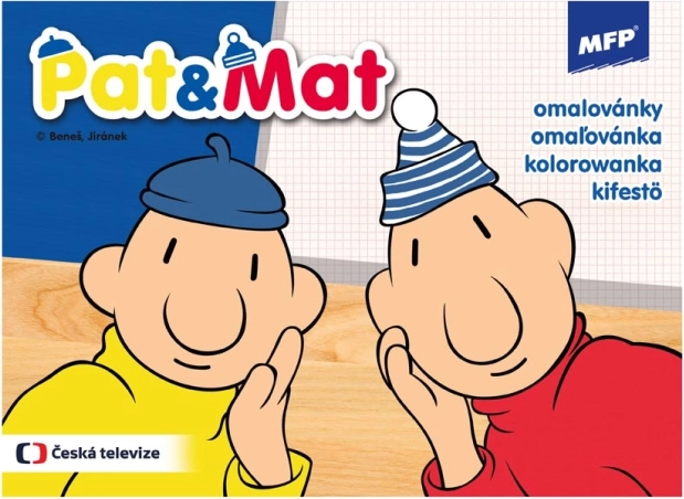 Kleurboek PAT & MAT MFP, A5, 16 pagina’s