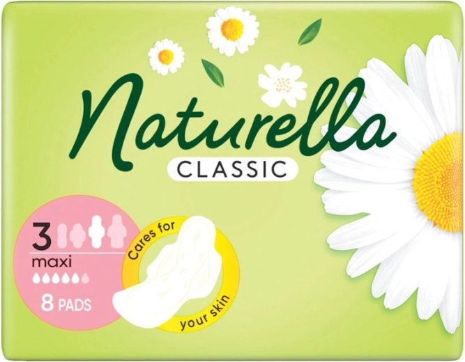 Naturella Classic hygiënische inlegkruisjes Maxi, 8 stuks